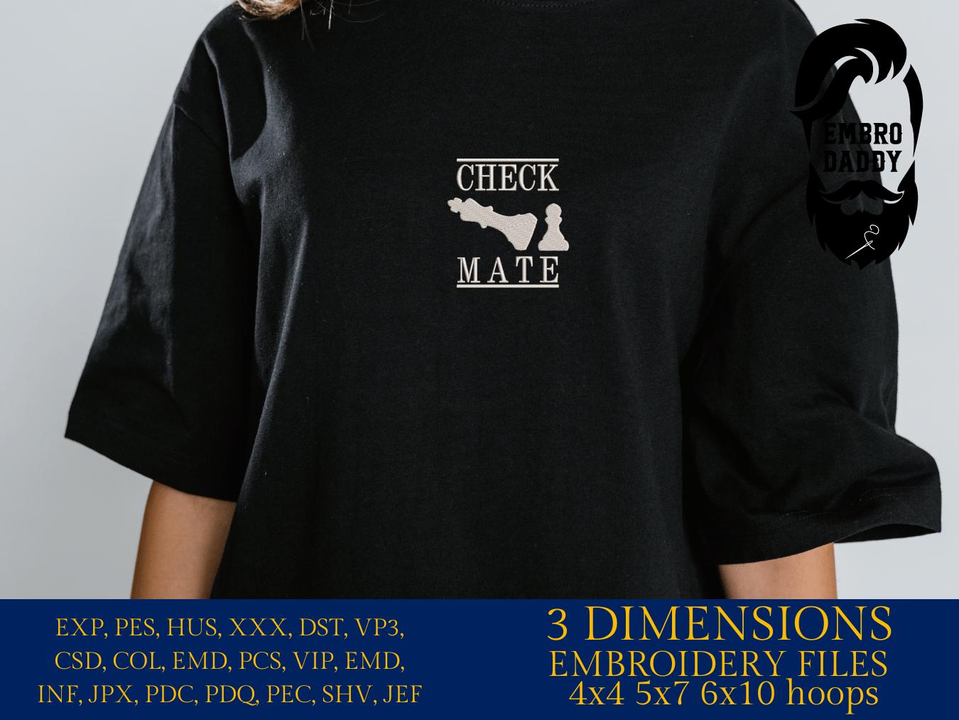 Machine Embroidery files, Check mate, Chess, PES, xxx, hus & more, fan embroidery files