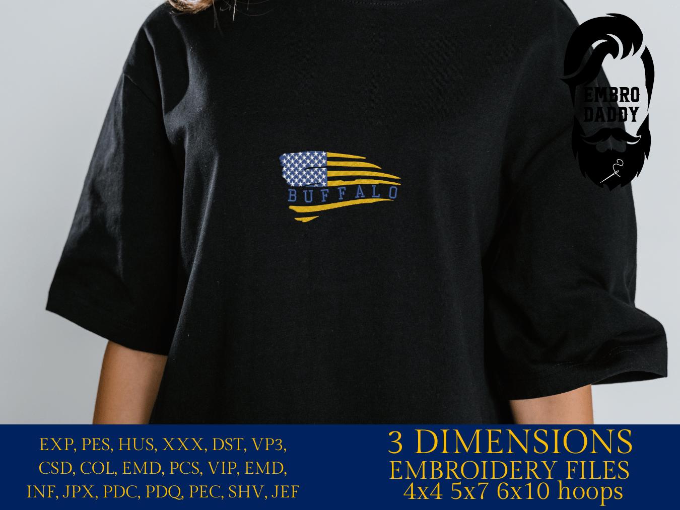 Machine Embroidery files, American Flag, buffalo, PES, dst, xxx hus & more