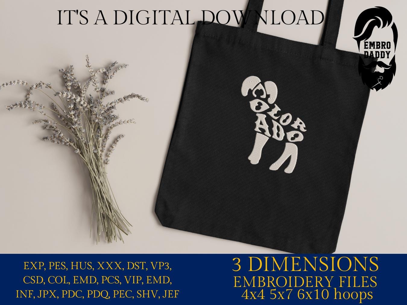 Machine Embroidery files, Colorado, big horns sheep, DST, PES, xxx hus & more,