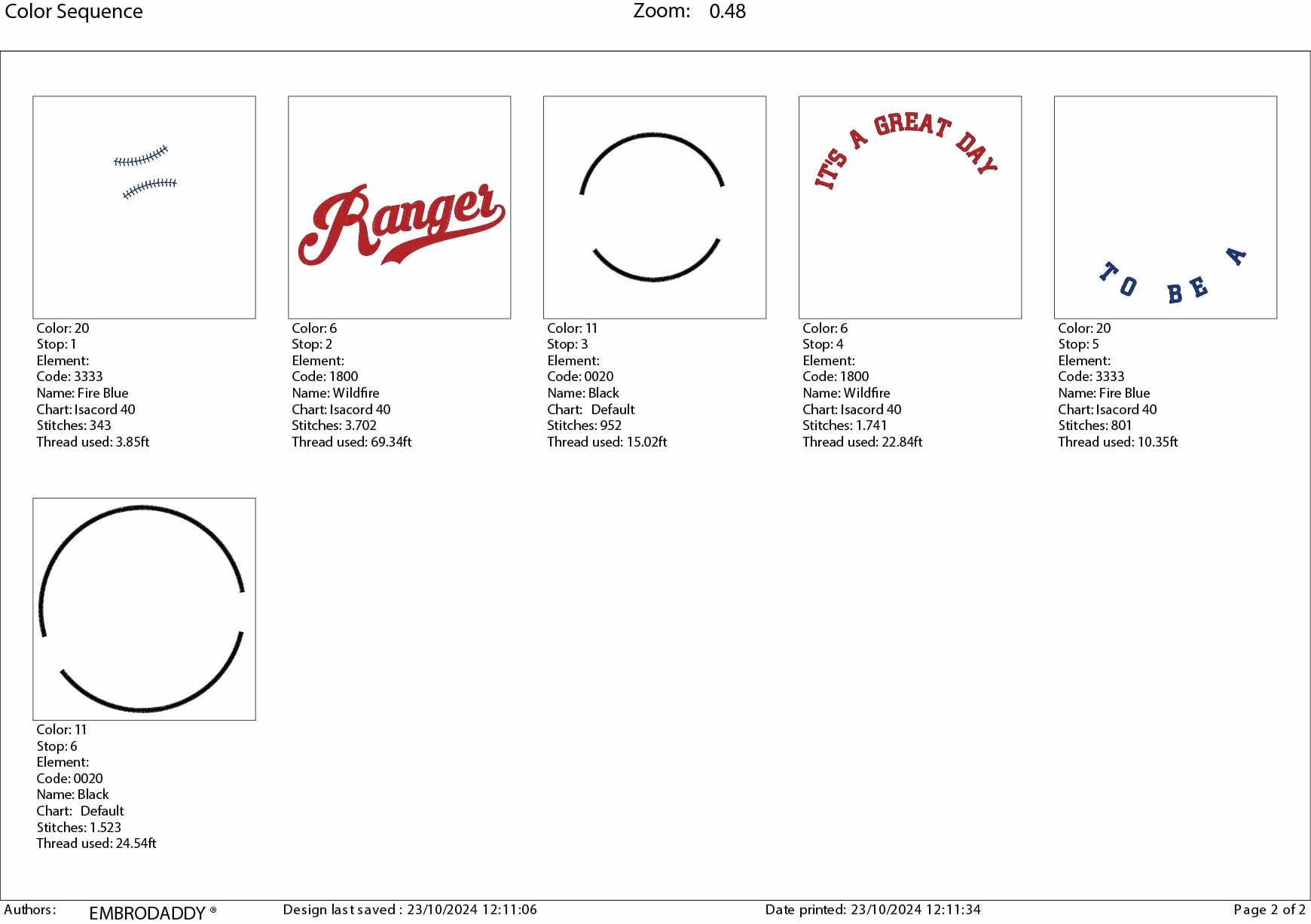 Machine Embroidery files, It's a Great Day To Be A Ranger, PES, xxx, hus & more, embroidery files