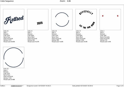 Machine Embroidery files, officially Retired 2025 , PES, DST, xxx, hus & more