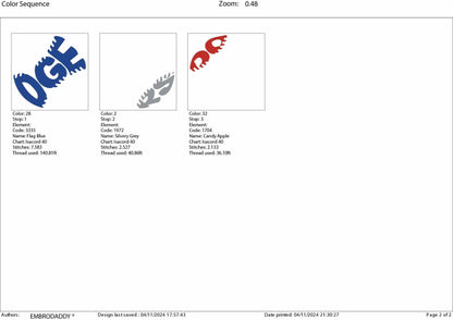 Machine Embroidery files, dodgers, PES, DST, xxx, hus & more