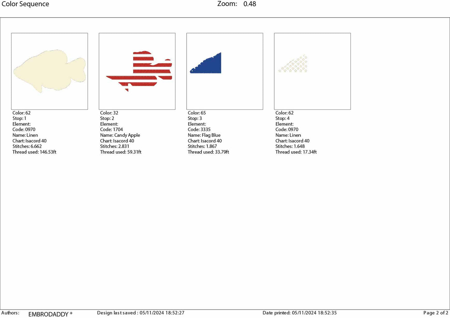 Machine Embroidery files, Crappie fish USA flag, American Flag, PES, DST, xxx, hus & more