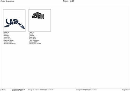 Machine Embroidery files, Cruising Alaska, PES, xxx, hus & more, embroidery files