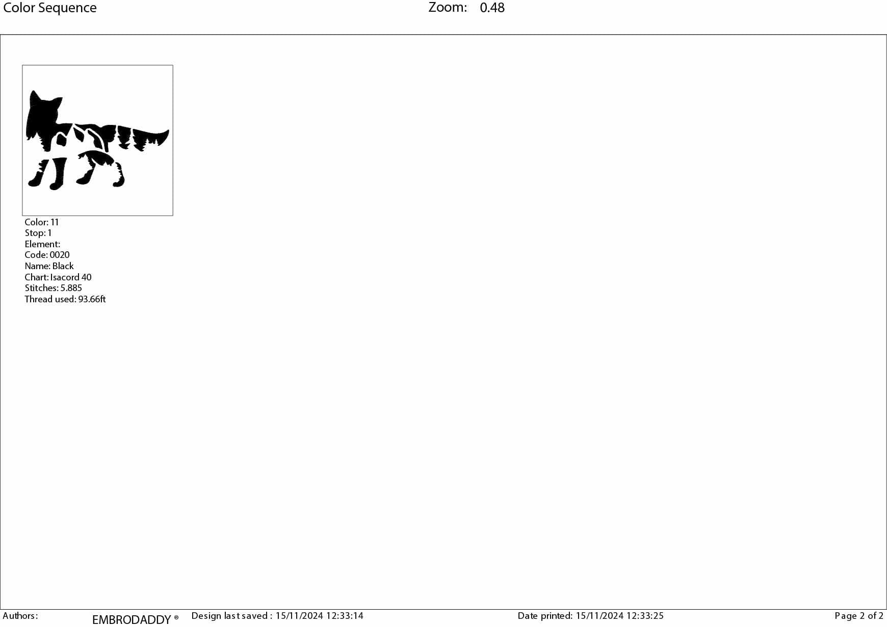 Machine Embroidery files, Fox mountains landscape, PES, dst, xxx, hus & more