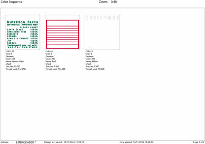 Machine Embroidery files, Christmas facts, PES, dst xxx, hus & more