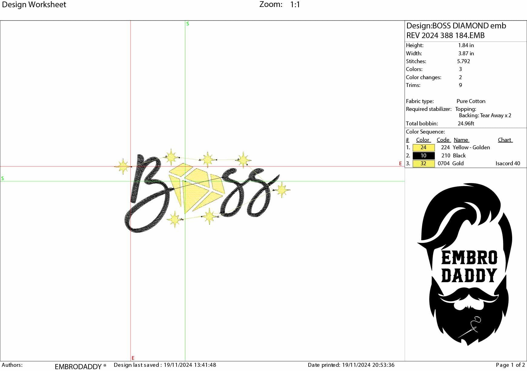 Machine Embroidery files, Boss, diamond, business , PES, xxx, hus & more