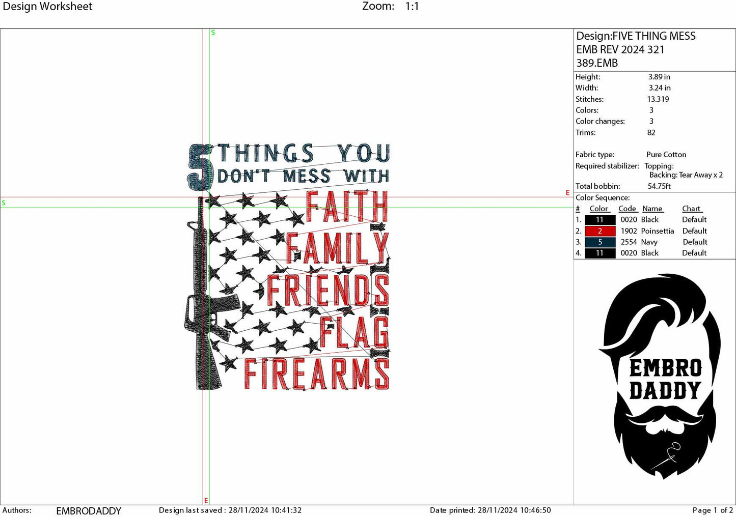 Machine Embroidery files, five things you don't me with, PES, dst, xxx, hus & more