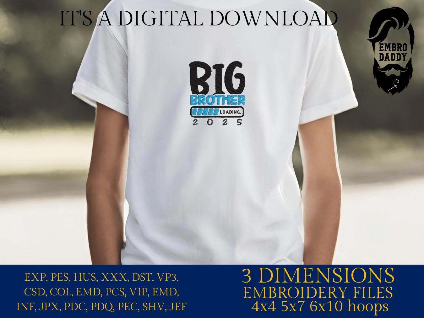 Machine embroidery files, big brother loading 2025, PES, DST, hus & more