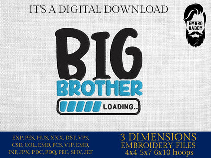 Machine embroidery files, big brother loading, PES, DST, hus & more