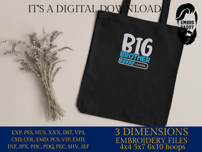 Machine embroidery files, big brother loading, PES, DST, hus & more