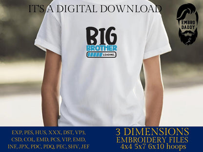 Machine embroidery files, big brother loading, PES, DST, hus & more