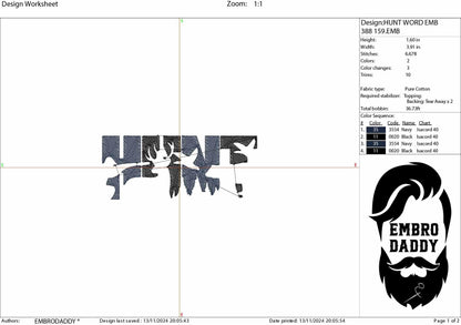 Machine Embroidery files, hunt, hunting, ducks, deer, bear, PES, xxx, hus, dst & more