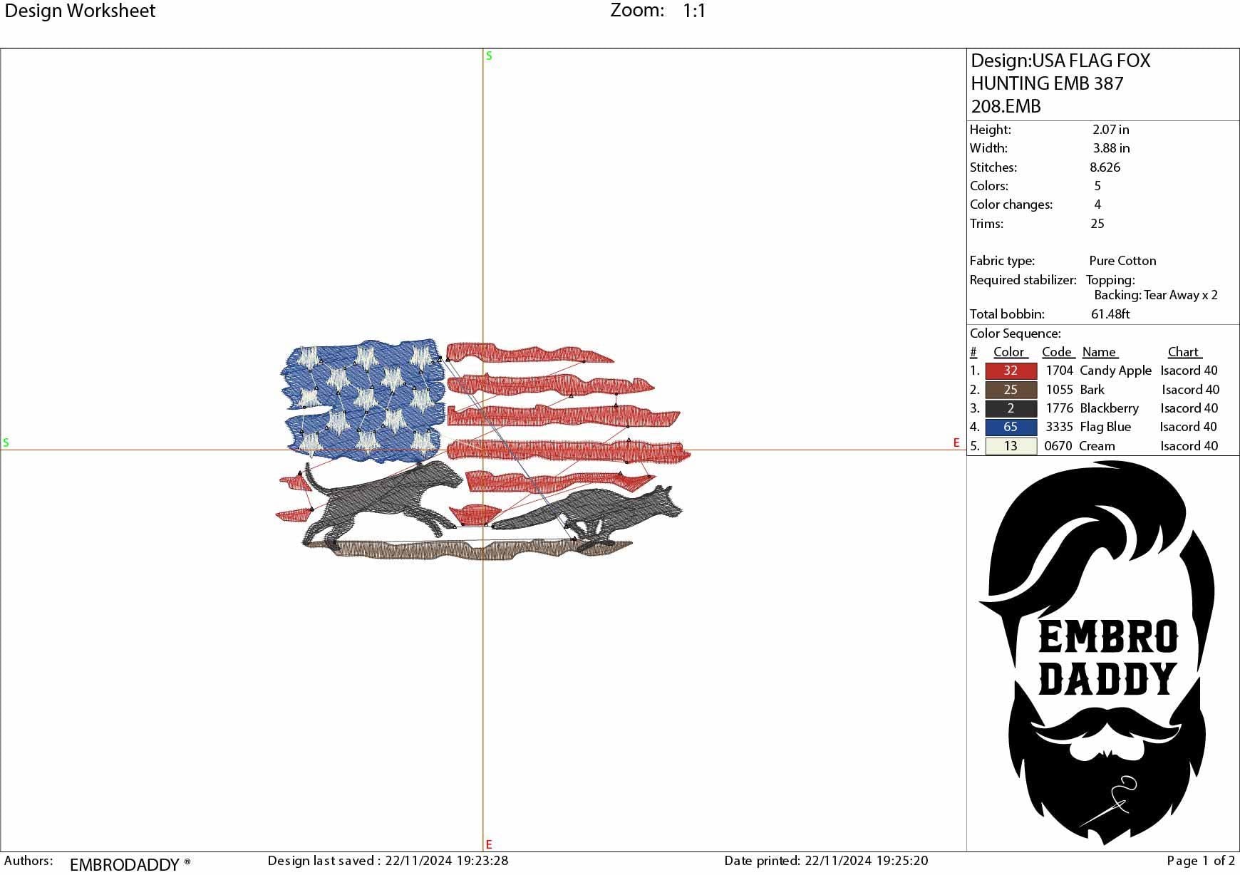 Machine Embroidery files, dog hunting, fox Hunting, fox, USA Flag, PES, DST, xxx, hus & more