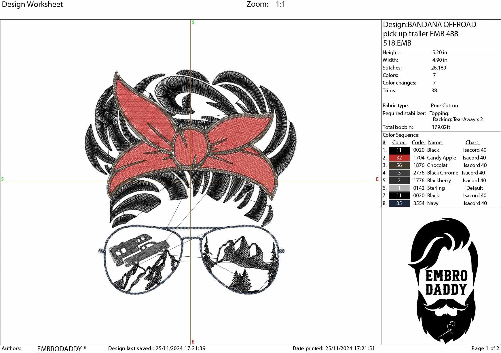 Machine Embroidery files, messy bun Sunglass, Pickup Truck Camper, RV, Trailer, embroidery files, Gift Idea, PES, xxx, hus & more