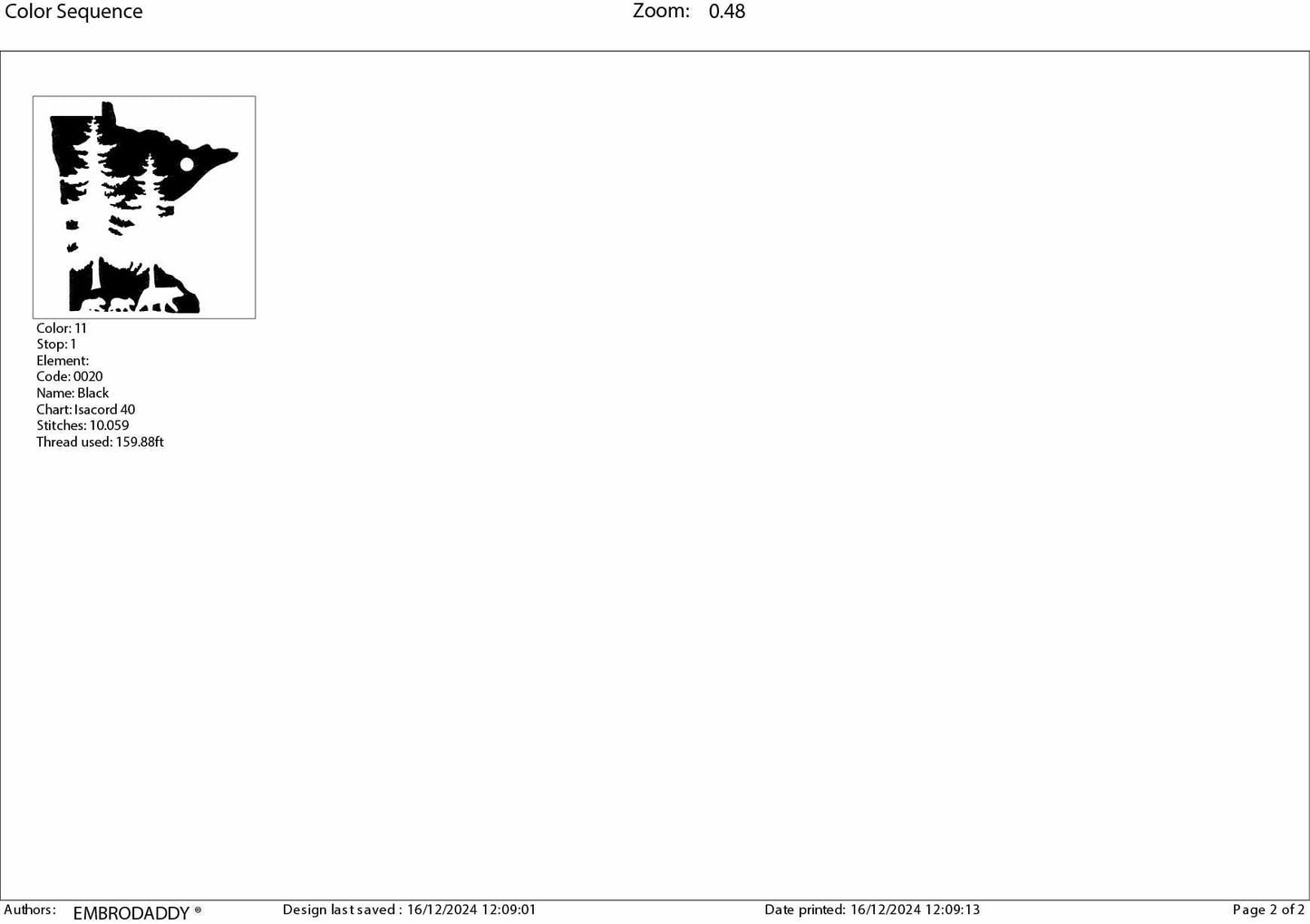 Machine Embroidery files, Minnesota Design with Pine Trees and Bears, Minnesota Outline DST, PES, xxx hus & more,