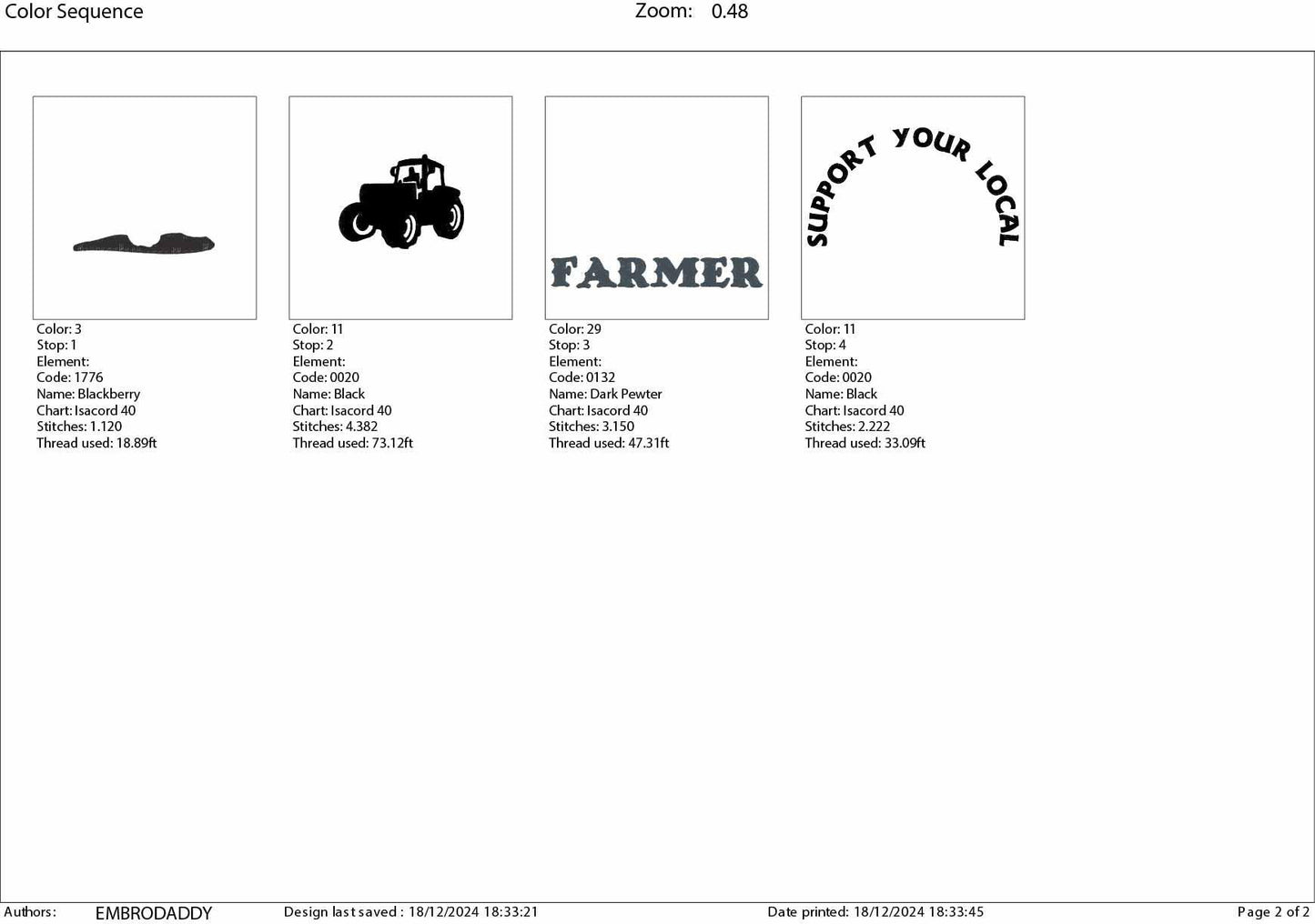 Machine Embroidery files, support your local farmer, Tractor, PES, dst, xxx, hus & more