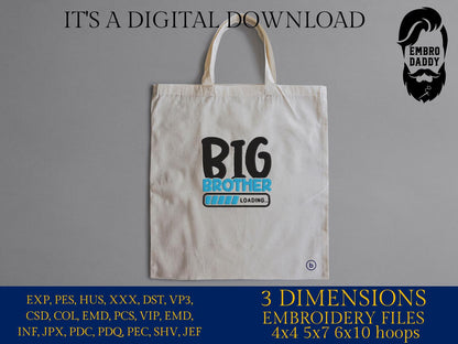 Machine embroidery files, big brother loading, PES, DST, hus & more