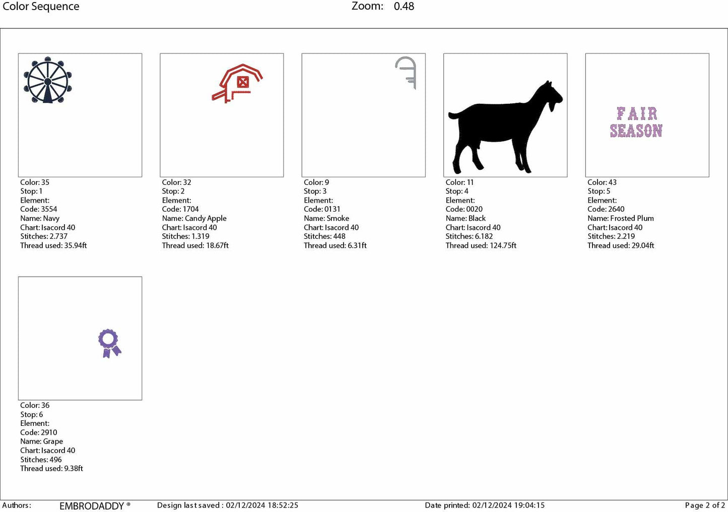 Machine Embroidery files, Fair Season, Show Livestock, Show goat, PES, dst, xxx hus & more