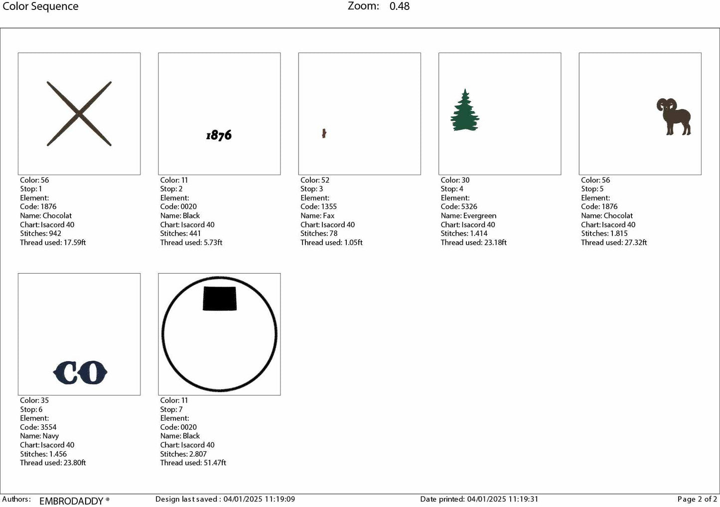 Machine Embroidery files, Colorado, est 1876, DST, PES, xxx hus & more