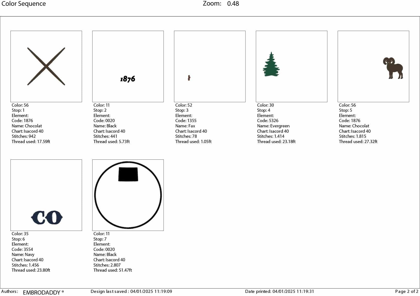 Machine Embroidery files, Colorado, est 1876, DST, PES, xxx hus & more