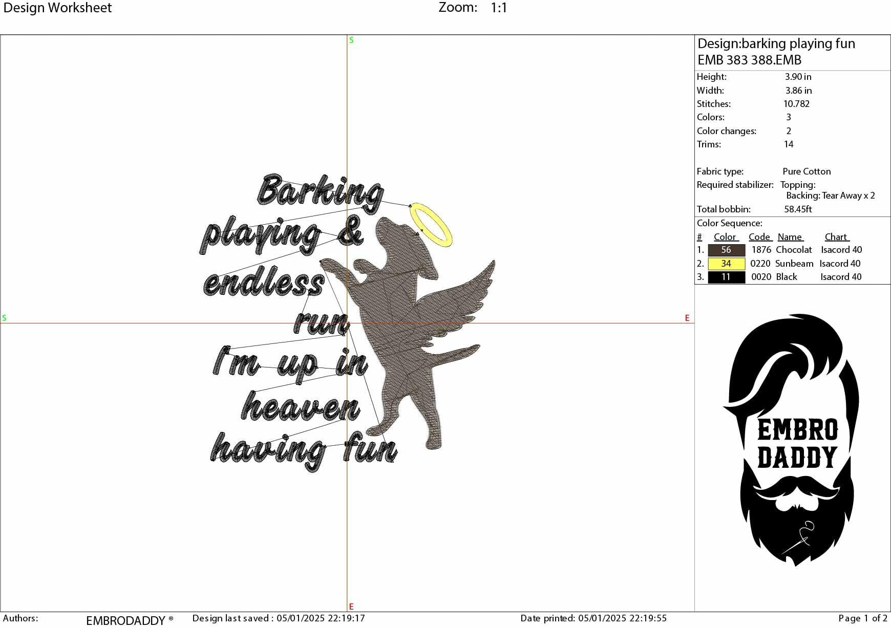 Machine Embroidery files, Dog Memorial, In loving memory, Angel wings, Pet Memorial, Pet Loss, Dog Loss, Pet in heaven, pes, hus & more