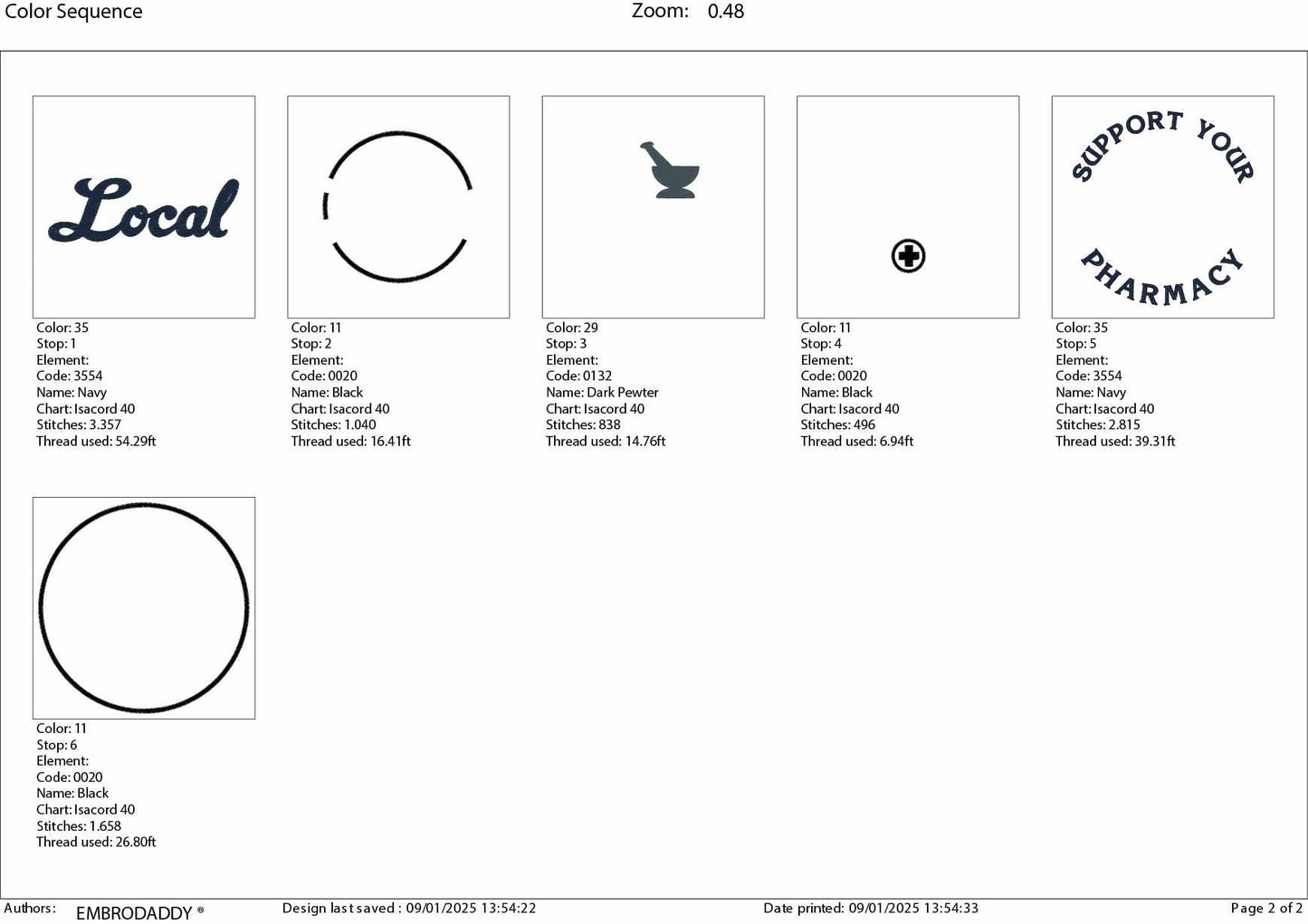 Machine Embroidery files, support your local pharmacy, PES, dst, xxx, hus & more