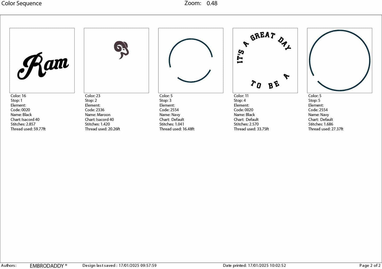 Machine Embroidery files, It's a Great Day To Be A Ram, PES, xxx, hus & more, embroidery files