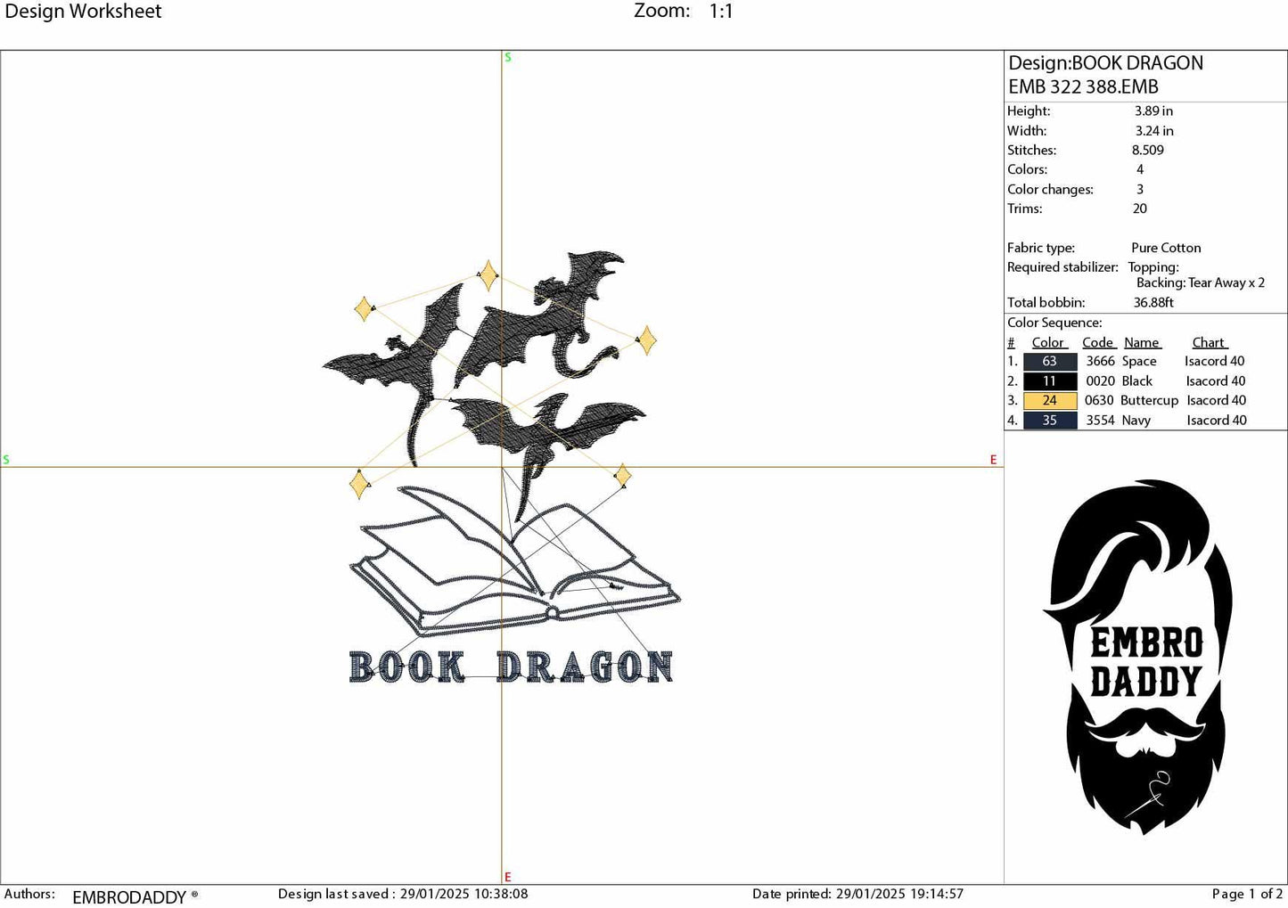 Machine Embroidery, book dragon, Booked, Reading, Booktrovert, Reader, funny book, PES, DST, xxx, hus and more