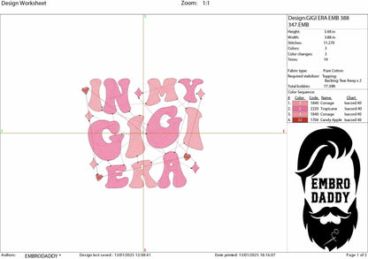 Machine Embroidery files, Gigi, embroidery files, PES, xxx, hus & more, embroidery files