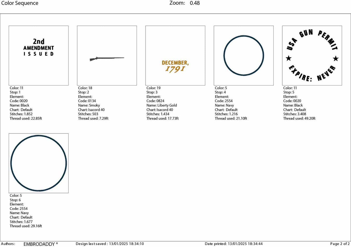 Machine Embroidery files, USA gun permit, PES, dst, xxx, hus & more