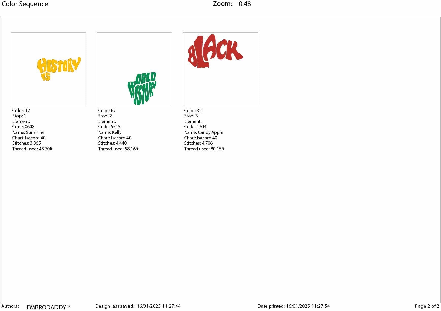 Machine Embroidery files, Black History is World History, PES, hus, dst, vp3 & more