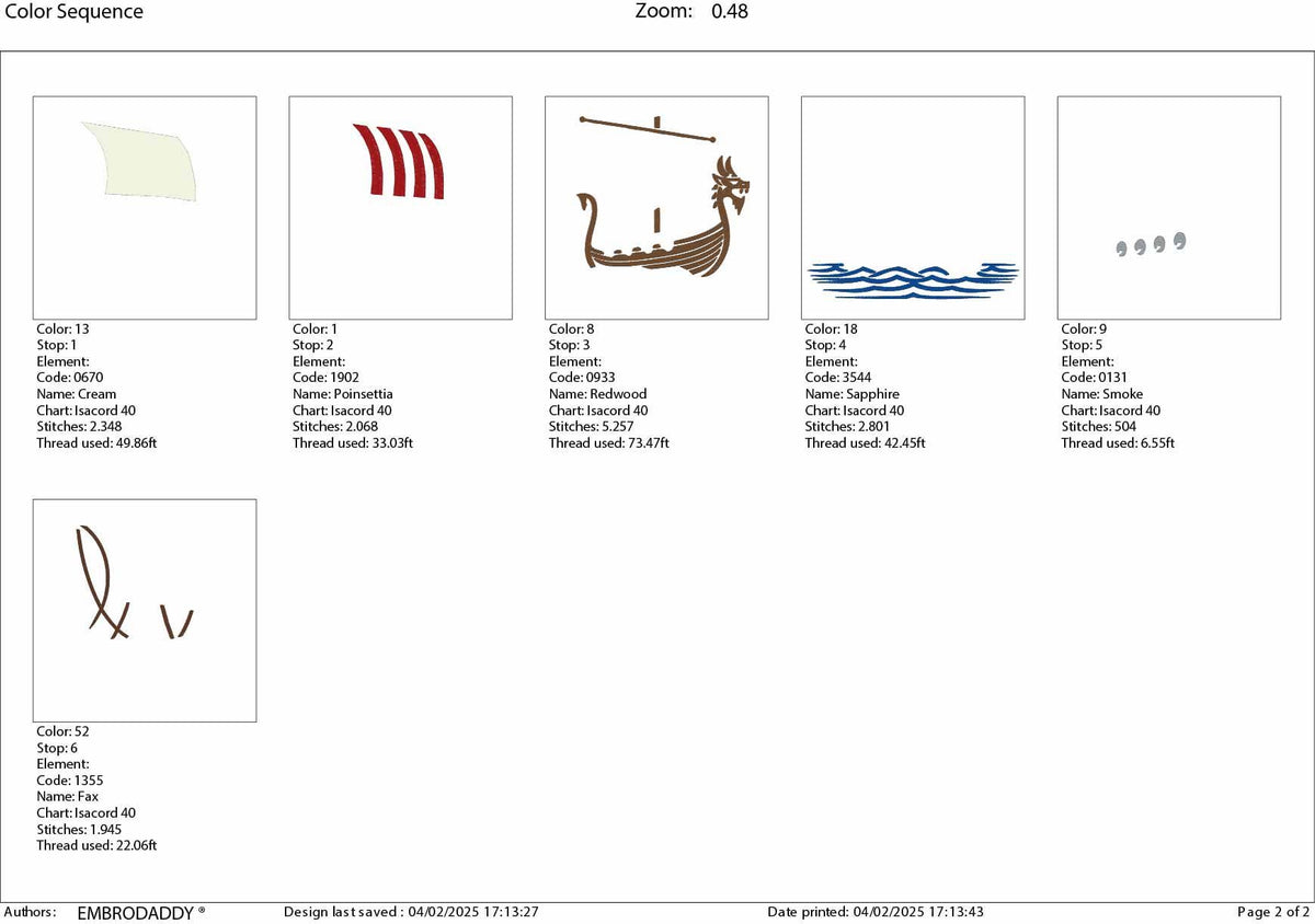 Machine embroidery files, viking ship, PES, DST, hus & more