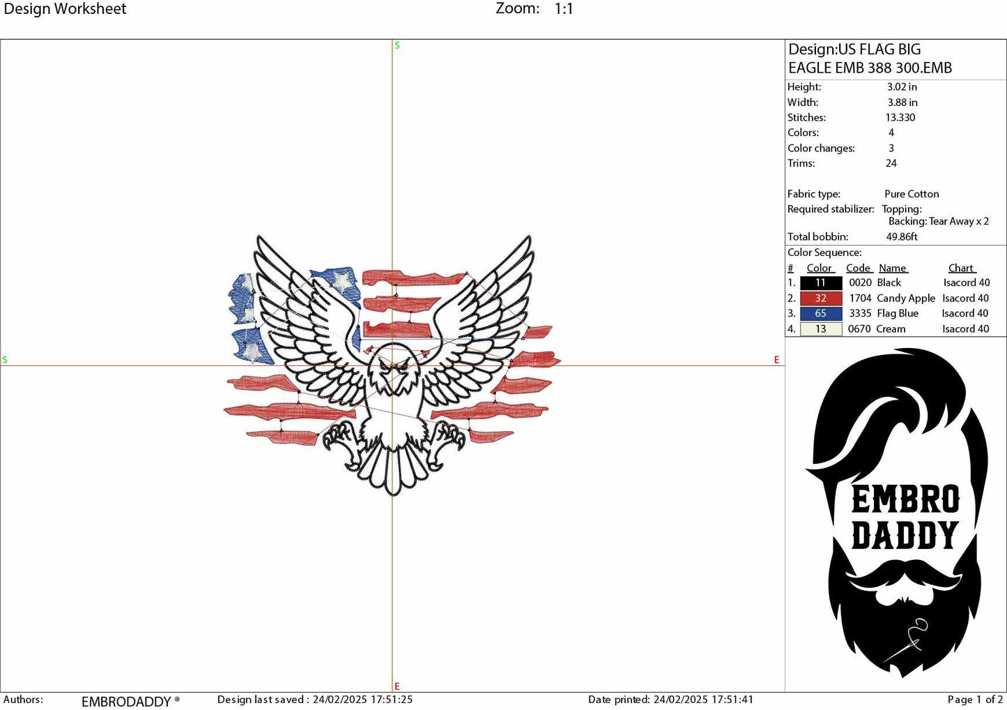 Machine Embroidery files, American Flag, eagle, PES, dst, xxx hus & more