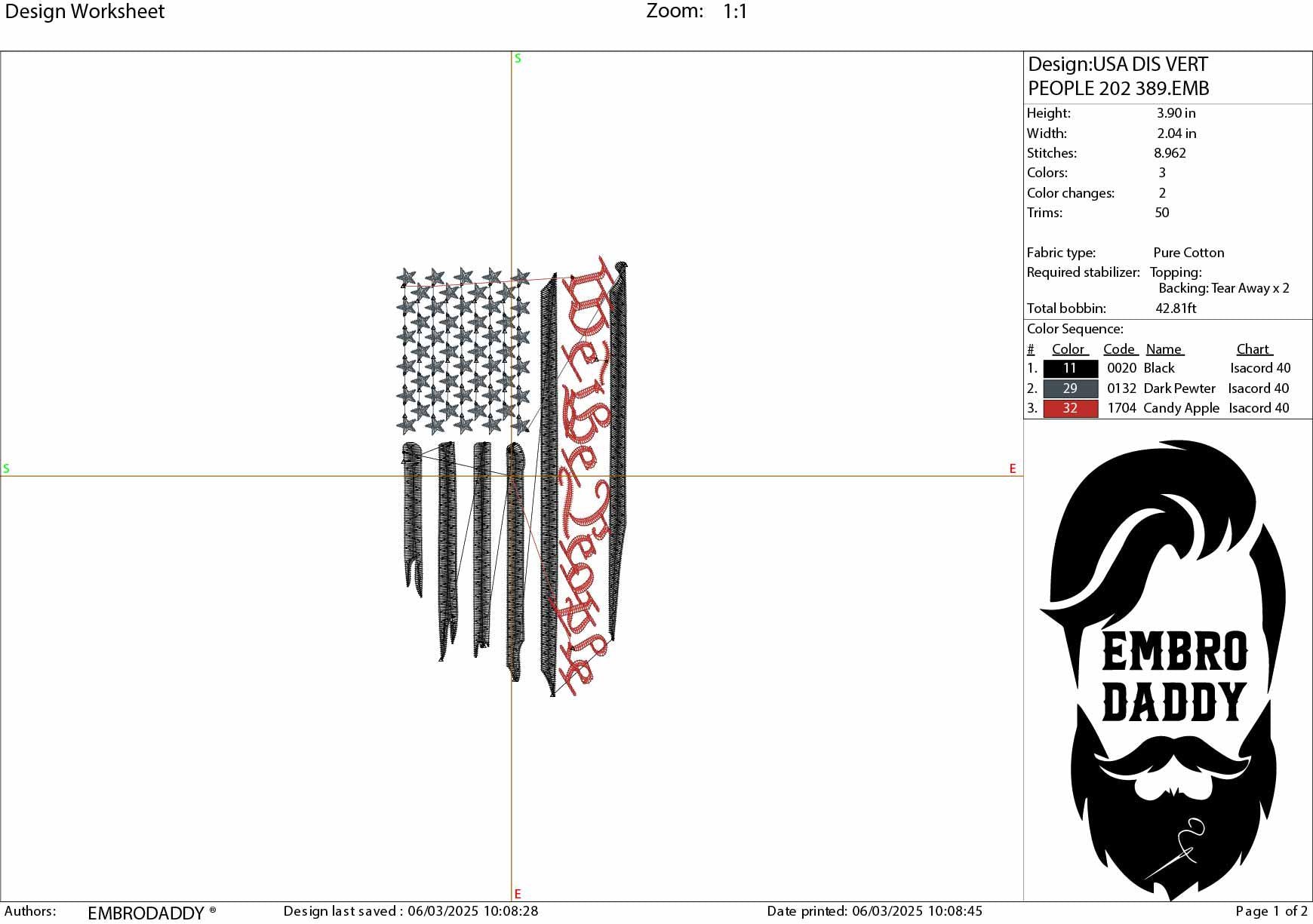 Machine Embroidery files, USA flag, We the people, PES, dst, xxx, hus & more