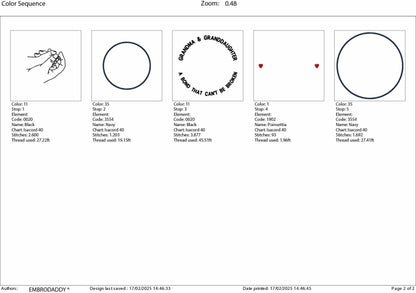 Machine Embroidery files, grandma and granddaughter, PES, dust, xxx, hus & more