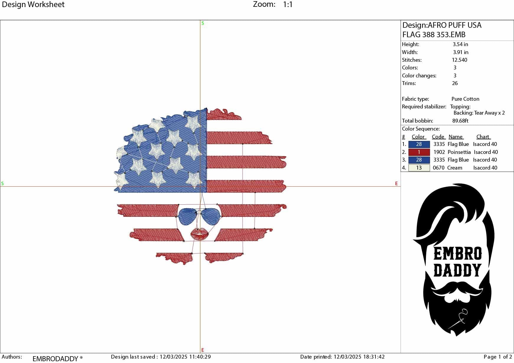 Machine Embroidery files, American Flag, Patriotic, Afro puff flag, 4th of July, PES, dst, xxx, hus & more