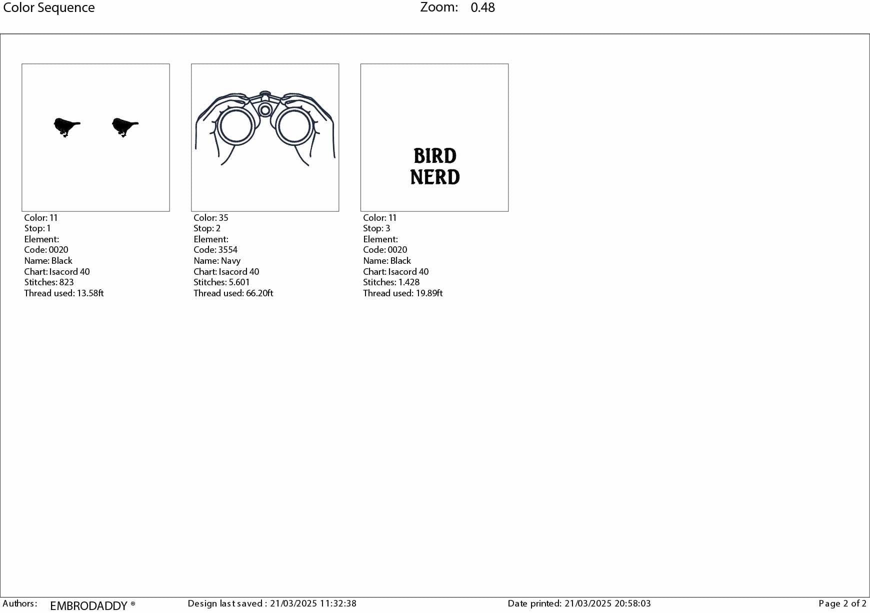 Machine Embroidery files, Birdwatching, Bird Nerd, Bird Watcher, Gift for Birdwatcher, Funny Birds, Binoculars, DST, PES, hus & more