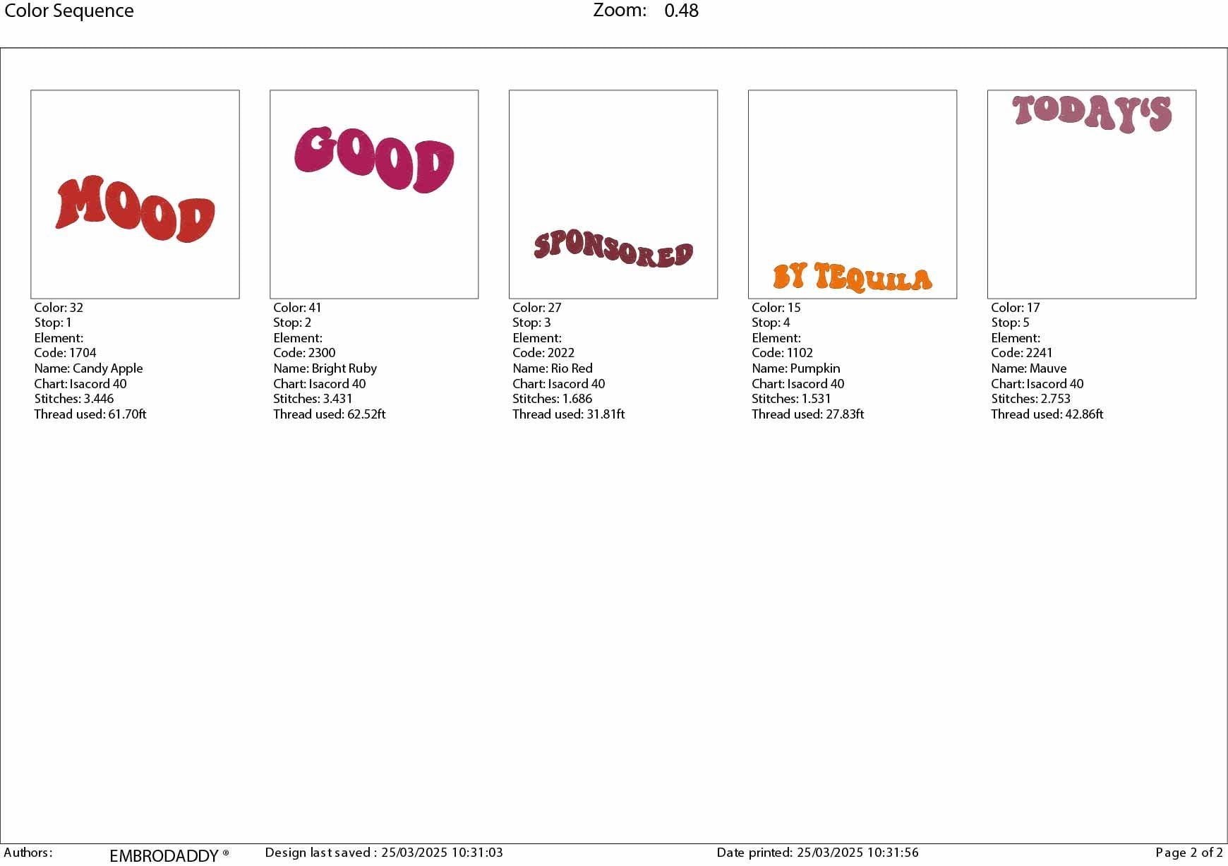 Machine Embroidery files, Today's Good Mood sponsored by Tequila, drink, funny, PES, DST, xxx, hus & more