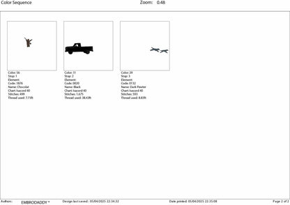 Machine Embroidery files, Hunting with hounds, pick up, Hunting, Hound, hunt, PES, xxx, dst, hus & more
