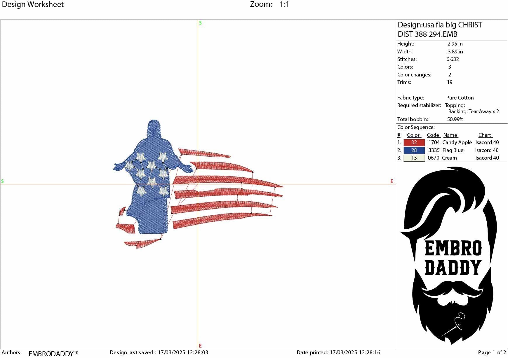 Machine Embroidery files, USA flag, Jesus Christ, DST, PES, xxx, hus & more