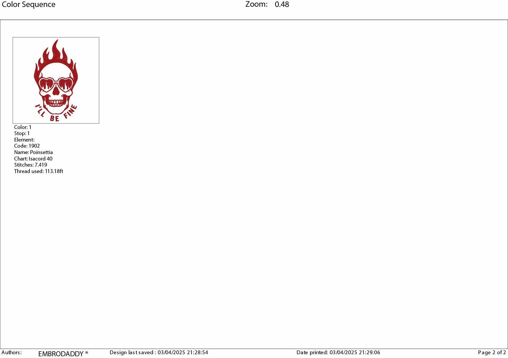 Machine Embroidery files, Flaming Meme Skull, Minimal Funny Skull, Mental Health, Retro, Heart-Shaped, I'm Fine, PES, dst, xxx, hus & more