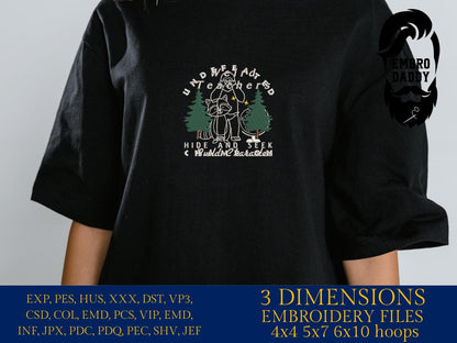 Machine Embroidery files, bigfoot, Undefeated hide and seek world champion, PES, xxx, hus & more