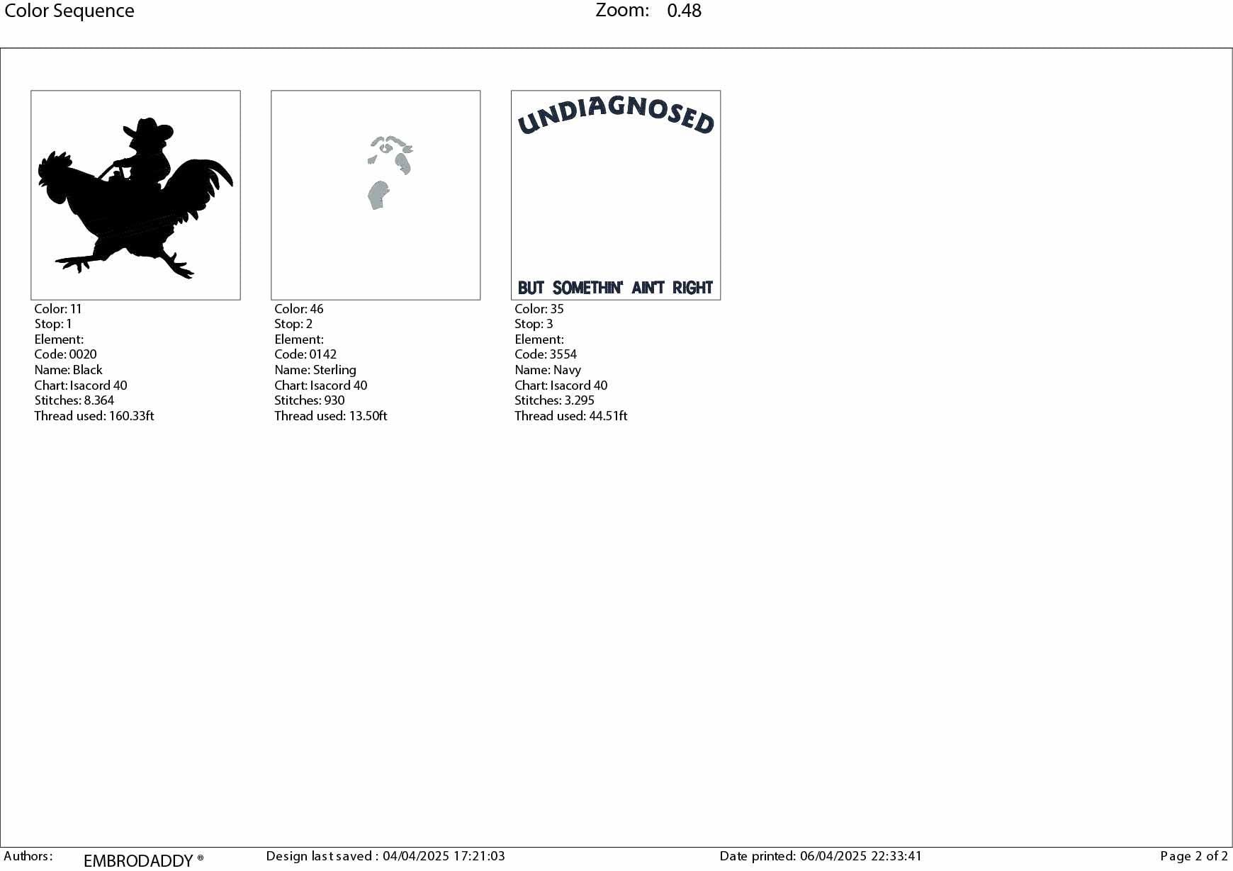 Machine Embroidery files, Undiagnosed But Somethin' Ain't Right on a Rooster Mental Health, Raccoon Cowboy, PES, DST, xxx, hus & more