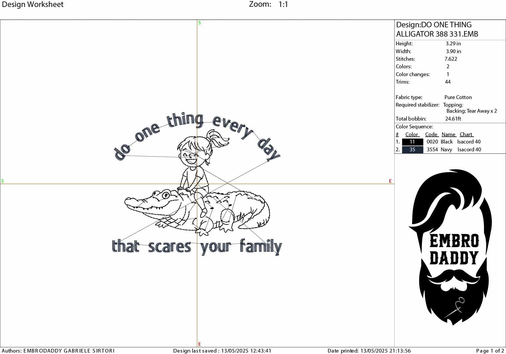 Machine Embroidery files, Do One Thing Every Day That Scares Your Family, Funny, Sarcastic, PES, xxx, hus & more, embroidery files