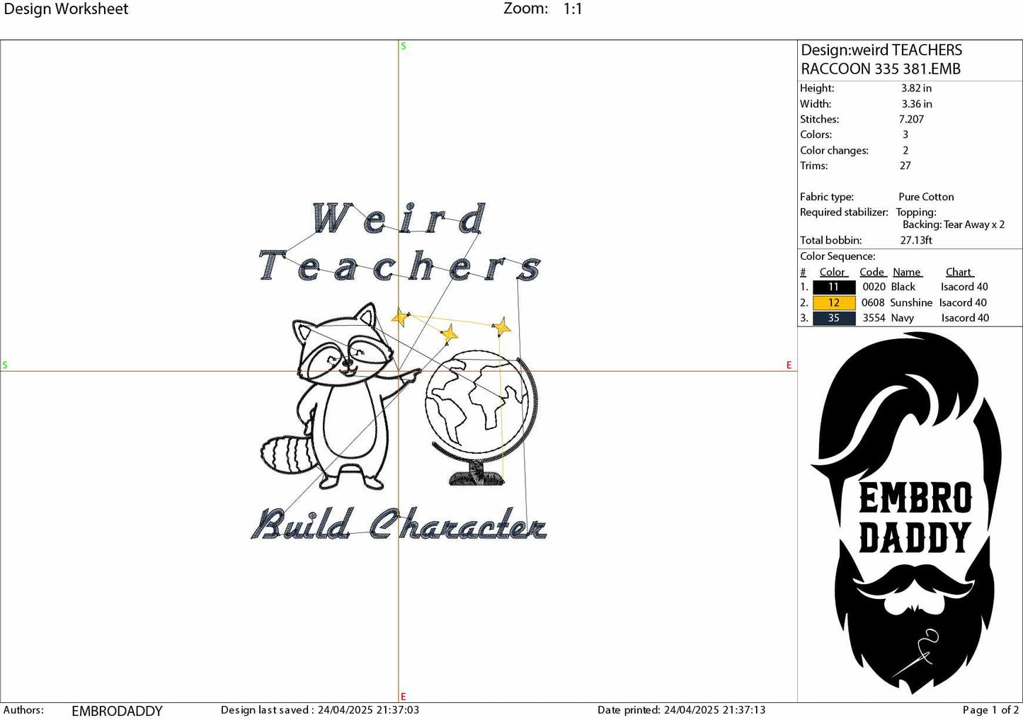 Machine Embroidery files, Weird Teachers Build Character, Funny Raccoon Design, Funny Teacher, Best Teacher, PES, xxx, hus & more