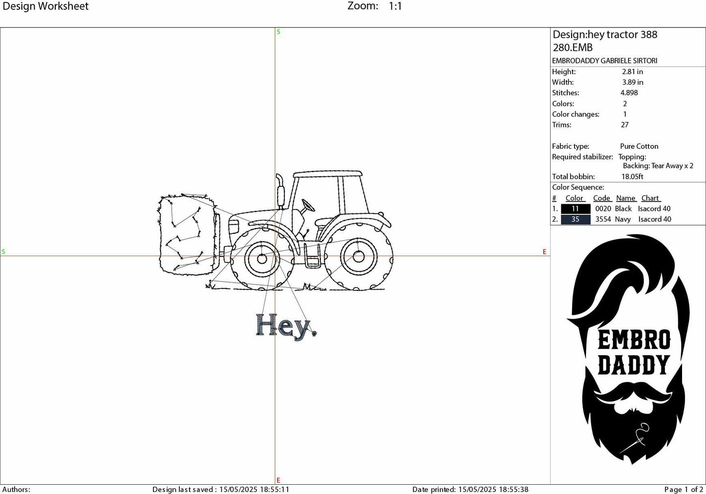 Machine Embroidery files, Just Saying Hey, Hay, Puns, Tractor, Rodeo Life, Cowboy Ranch Farm Life, Funny, Farmer, PES, DST, xxx, hus & more