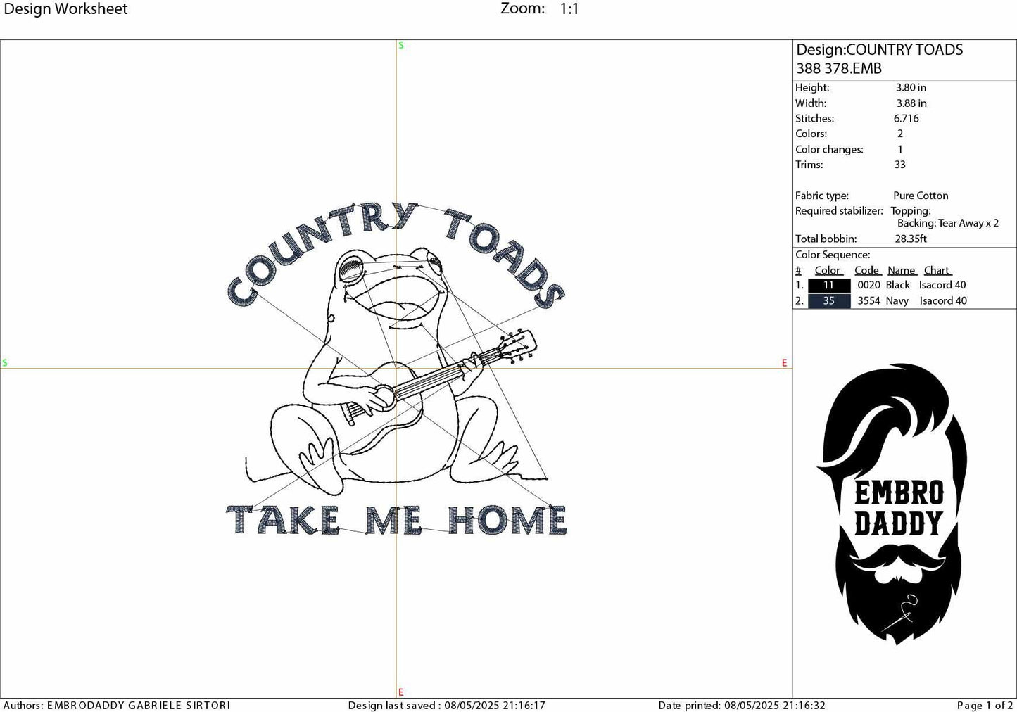 Machine Embroidery files, Country Toads Take Home To The Place I Belong, Funny Frog and Toad Digital, Funny Saying PES, DST, xxx, hus & more