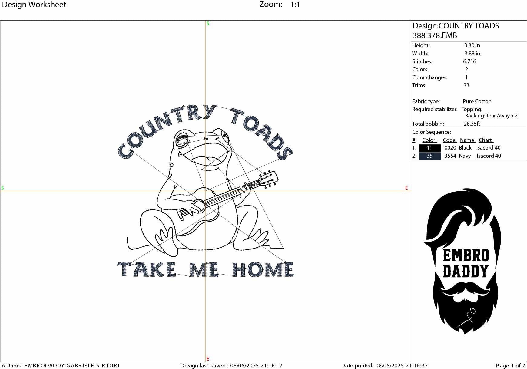 Machine Embroidery files, Country Toads Take Home To The Place I Belong, Funny Frog and Toad Digital, Funny Saying PES, DST, xxx, hus & more
