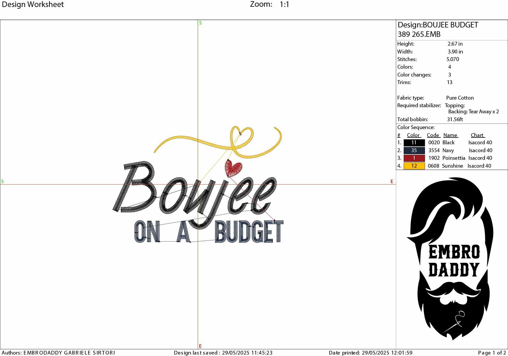 Machine Embroidery files, Boujee on A Budget, Shopping, Hustle, Luxury, Expensive, Rich, Fashion, Sassy Quote PES, xxx, hus & more